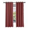 cololeaf Flame Retardant Curtains Fire Resistant Curtain Room Darkening Drape with Grommetfor Home Kitchen Office Hotel School Cinema and Hospital- Merlot 84W x 102L Inch (1 Panel) view 1