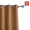 cololeaf Flame Retardant Curtains Fire Resistant Curtain Room Darkening Drape with Grommetfor Home Kitchen Office Hotel School Cinema and Hospital- Hazel 84W x 102L Inch (1 Panel) view 3