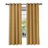 cololeaf Flame Retardant Curtains Fire Resistant Curtain Room Darkening Drape with Grommetfor Home Kitchen Office Hotel School Cinema and Hospital- Oak 84W x 102L Inch (1 Panel) view 1