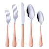 Buyer Star 20-Piece Heavy Duty Silverware Flatware Set for 4, Stainless Steel Luxury Cutlery Sets for Home Restaurant Hotel, Rose Gold, Mirror Polish, Dishwasher Safe view 1