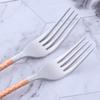 Buyer Star 20-Piece Heavy Duty Silverware Flatware Set for 4, Stainless Steel Luxury Cutlery Sets for Home Restaurant Hotel, Rose Gold, Mirror Polish, Dishwasher Safe view 4