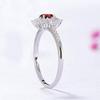 Bansriracha Natural Garnet Gemstone Rings for Women 925 Sterling Silver Oval Cut Stone Ring Engagement Bride Gifts Fine Jewelry (8) view 4