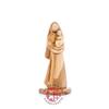 Bethlehem Handicrafts Olive Wood Carved Virgin Mary with The Holy Child (Abstract) view 1