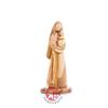 Bethlehem Handicrafts Olive Wood Carved Virgin Mary with The Holy Child (Abstract) view 2