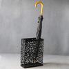 GUOYANHOME Umbrella Rackss Iron Umbrella Stand, Multi-Function Umbrella Box, Home Office Cafe Creative Paper Basket, 2 Colors, 13 X 40 X 30 Cm (Color : Black) view 4