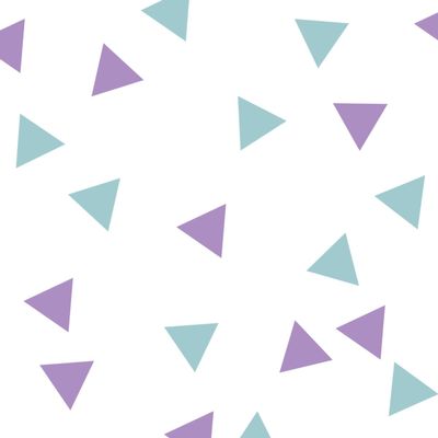 Custom 4 Color Triangle/ohongs Special/Multi Colors / 2inch 144 Triangles/Kids Room/Sticker/Removable/Room Decor