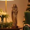 Bethlehem Handicrafts Carved Olive Wood Virgin Mary with The Child view 1