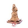 Bethlehem Handicrafts Olive Wood Crowned Virgin Mary with Baby Jesus view 2