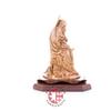 Bethlehem Handicrafts Olive Wood Crowned Virgin Mary with Baby Jesus view 3