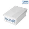 Tenma Disc Storage Box, CD Storage Box, Wide, Set of 3, Clear, Approx. 7.1 x 11.4 x 18.3 inches (18 x 29 x 46.5 cm) view 2