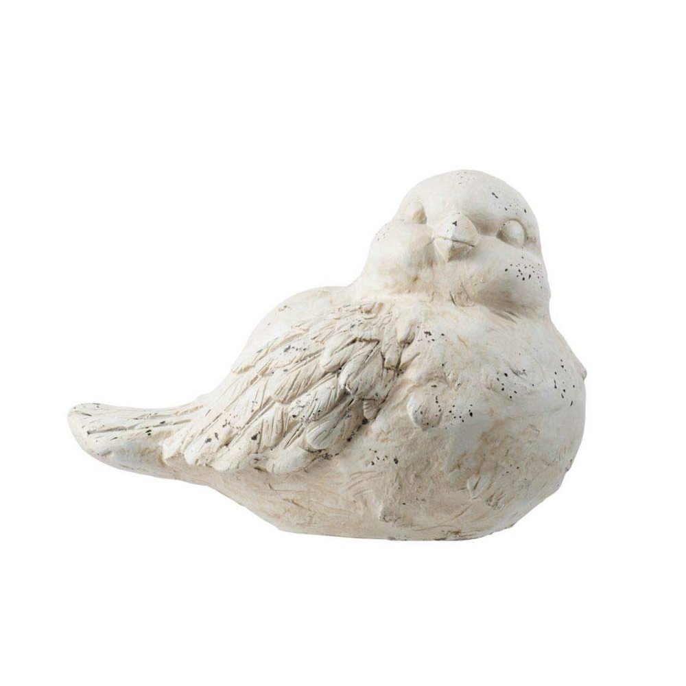 A & B Home D77060 Indoor Outdoor Large Vintage Bird Figurine Statue, White