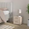 2 Drawer Nightstand, Truffle view 2