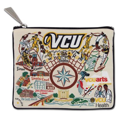Catstudio Virginia Commonwealth University Zipper Pouch Purse | Holds Your Phone, Coins, Makeup, Dog Treats, & Tech Tools