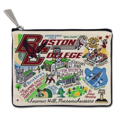 Catstudio Zipper Pouch, Boston College Travel Toiletry Bag, 5 x 7, Ideal Makeup Bag, Dog Treat Pouch, or Purse to Organize Supplies for Grads & Alumni