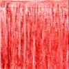 Allgala 4 Pack Red Matte Metalic Tinsel Party Photo Backdrop Curtain 3.3x6.6 FT (1x2M) Photo Booth Background Curtains Door Fringe Dcor Party Streamer for Birthday Graduation New Year Eve view 1