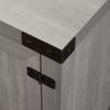 Home Accent Furnishings Tucker 70 Inch Barn Door TV Console in Stone Grey view 3