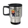 18th Wedding Anniversary for Husband Donald Trump Coffee Travel Mug Happily Married Gifts You've Been A Great Husband For 18 Years Funny Gag Gifts Fro view 1