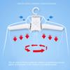 Electric Clothes Drying Hanger, Portable Foldable Dryer Rack, Lightweight US Plug 110-240V for Home Traveling, White view 4
