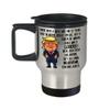 13th Wedding Anniversary for Wife Donald Trump Coffee Travel Mug Happily Married Gifts You've Been A Great Wife For 13 Years Funny Gag Gifts From Husb view 1