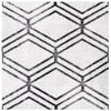 SAFAVIEH Area Rug 8x10 - Adirondack Collection - Large - Ivory & Charcoal, Modern Geometric Design, Non-Shedding & Easy Cleaning, Ideal for Living Room, Bedroom, Office, Dining Space (ADR253B) view 3