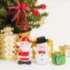 NUOBESTY 50pcs Mini Plastic Top Hats Black Snowman Hats Christmas Wine Bottle Decor Party Supplies(Size M) view 2