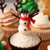 NUOBESTY 50pcs Mini Plastic Top Hats Black Snowman Hats Christmas Wine Bottle Decor Party Supplies(Size M) view 3