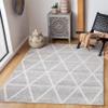 SAFAVIEH Area Rug 8x10 - Adirondack Collection - Large - Grey & Ivory, Modern Geometric Design, Non-Shedding & Easy Cleaning, Ideal for Living Room, Bedroom, Office, Dining Space (ADR262F) view 1