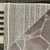 SAFAVIEH Washable Rug Outdoor Courtyard Collection - 7'10" Square, Black & Bone, Non-Shedding & Easy Cleaning, Ideal for Patio, Backyard, Mudroom (CY6062-216) view 4