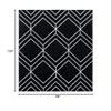 SAFAVIEH Area Rug 8x10 - Adirondack Collection - Large - Black & Ivory, Modern Geometric Design, Non-Shedding & Easy Cleaning, Ideal for Living Room, Bedroom, Office, Dining Space (ADR241Z) view 2