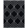 SAFAVIEH Area Rug 8x10 - Adirondack Collection - Large - Black & Ivory, Modern Geometric Design, Non-Shedding & Easy Cleaning, Ideal for Living Room, Bedroom, Office, Dining Space (ADR241Z) view 3
