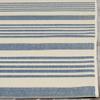 SAFAVIEH Washable Rug Outdoor Courtyard Collection - 2'3" x 16' Runner, Beige & Blue, Non-Shedding & Easy Cleaning, Ideal for Patio, Entryway, Mudroom, Hallway, Kitchen (CY6062-233) view 4