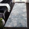 SAFAVIEH Meadow Collection Runner Rug - 2'7" x 8', Turquoise & Ivory, Modern Abstract Design, Non-Shedding & Easy Care, Ideal for High Traffic Areas in Living Room, Bedroom (MDW180K) view 1
