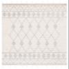 SAFAVIEH Casablanca Collection Accent Rug - 3' x 5', Ivory & Grey, Handmade Moroccan Tassel Wool, 0.5-inch Thick Ideal for High Traffic Areas in Entryway, Living Room, Bedroom (CSB490A) view 3