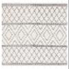 SAFAVIEH Casablanca Collection Accent Rug - 3' x 5', Ivory & Black, Handmade Moroccan Tassel Wool, 0.5-inch Thick Ideal for High Traffic Areas in Entryway, Living Room, Bedroom (CSB491A) view 3