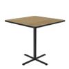 Correll 42" Square, 42" High Standing, Barstool Height Caf & Break Room Bistro Table, Fusion Maple HP Laminate Top, Cast Iron Base (BXB42S-16) view 3