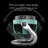 Vornado EXO51 Small Heavy Duty Air Circulator, 3-Speed High Velocity Shop Fan, Dustproof and Water-Resistant, Powerful Motor, Industrial High Impact Case, Whole Room Air Circulator, Green view 3