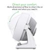 Vornado 133DC Energy Smart Compact Air Circulator Fan with Variable Speed Control, Powerful Personal Cooling, Signature Vortex Action, Adjustable Tilt, Fan for Bedroom, Kitchen, and Home, White view 2