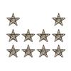 10pcs Rattan Star Christmas Tree Topper Decorations Ornaments 10cm view 3