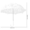 Yosoo Lace Wedding Umbrella Lace Embroidery Umbrella Bridal Party Craft Flowers Decoration Props Accessory for Wedding Party Celebration(51241 Light White) view 2