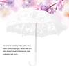 Yosoo Lace Wedding Umbrella Lace Embroidery Umbrella Bridal Party Craft Flowers Decoration Props Accessory for Wedding Party Celebration(51241 Light White) view 3