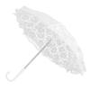 Yosoo Lace Embroidery Wedding Umbrella, Bridal Party Craft Flowers Decoration Props Accessory, for Wedding Party Celebration (51239 White) view 1