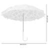 Yosoo Lace Embroidery Wedding Umbrella, Bridal Party Craft Flowers Decoration Props Accessory, for Wedding Party Celebration (51239 White) view 2