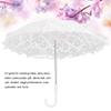 Yosoo Lace Embroidery Wedding Umbrella, Bridal Party Craft Flowers Decoration Props Accessory, for Wedding Party Celebration (51239 White) view 3