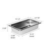 Thunder Group STPA4142 Steam Table Pan 1/4 Size 2-1/2" Deep view 2