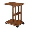 Tables WFF Portable Solid Wood Sofa, Coffee Laptop, 4 Adjustable Casters for Living Room, Bedroom and Balcony (Size : 56 * 36 * 68cm) view 1