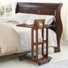 Tables WFF Portable Solid Wood Sofa, Coffee Laptop, 4 Adjustable Casters for Living Room, Bedroom and Balcony (Size : 56 * 36 * 68cm) view 2