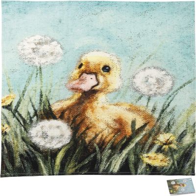 PBK, 105432, Duckling, Cotton Dish Towel, Easter, 20-Inch x 26-Inch