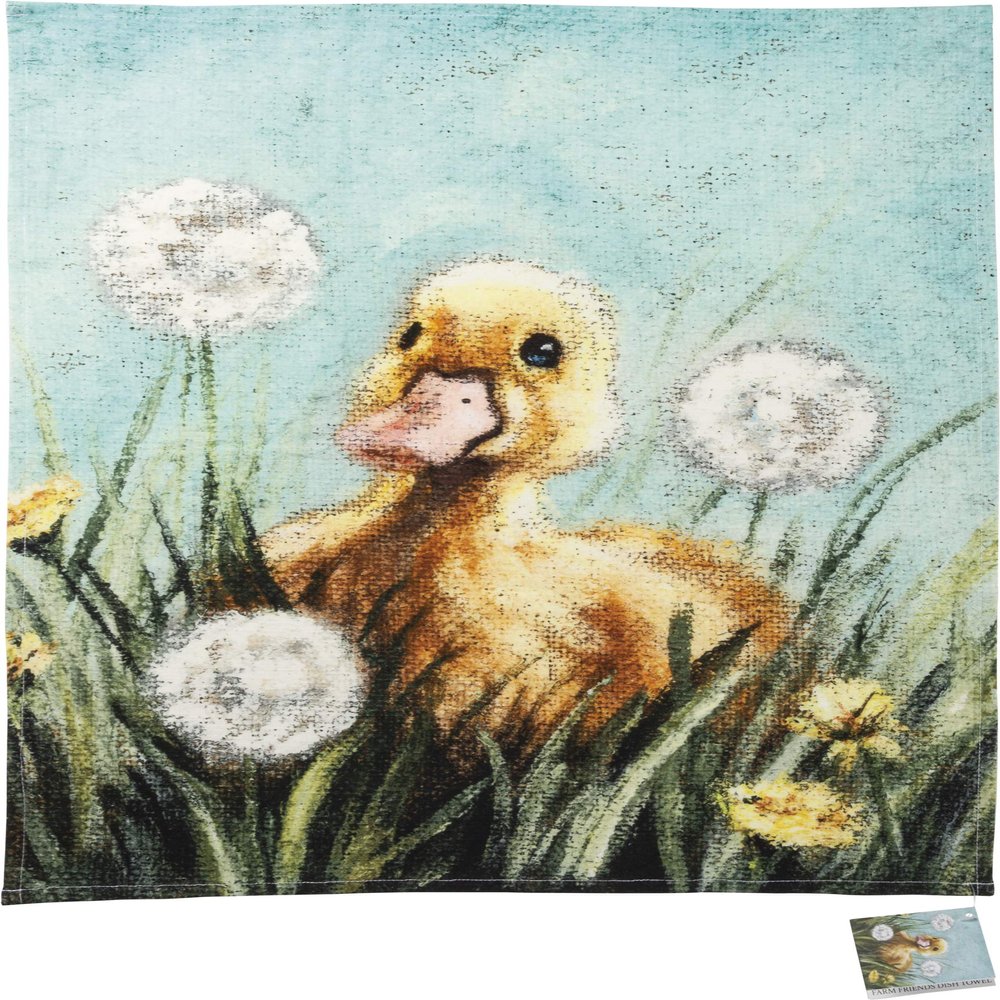PBK, 105432, Duckling, Cotton Dish Towel, Easter, 20-Inch x 26-Inch
