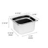 Thunder Group STPA4164 Steam Table Pan 1/6 Size 4" Deep view 2