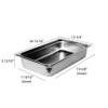 Thunder Group STPA4004 Steam Table Pan Full Size 4" Deep view 2